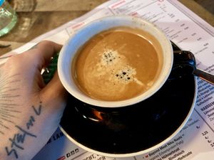 coffee at MoschMosch in Darmstadt