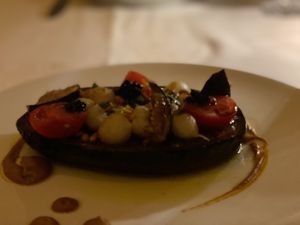 Roasted eggplant (Amazing!)  at Wynn Hotel - SW Steakhouse in Las Vegas