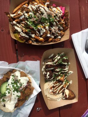 Food at Falafel House - Food Truck in Portland