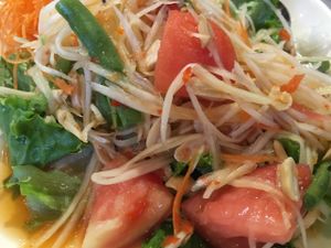 Papaya salad at I-Thai Restaurant and Sushi Bar in Washington