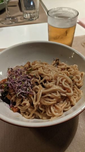 Vegan Noodles at La Boca in Cordoba