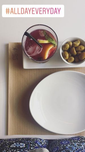 Drink and olives to start at La Boca in Cordoba