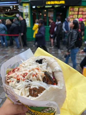 Falafel sandwich at L'as du Fallafel in Paris