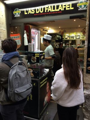   at L'as du Fallafel in Paris