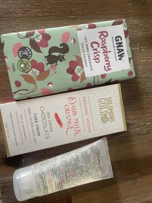 Chocolate and hair gel  at The Healthy Hub in Cairns