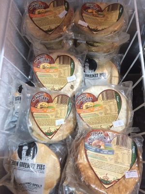 Vegan Pie Range at The Healthy Hub in Cairns