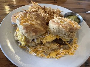Berkeley Biscuit Sandwich  at 7 Mile Cafe in Highland Village