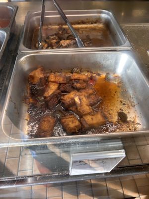 Different styles of tofu  at Mama's Tofu in North York