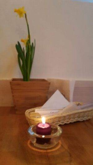 Table decor at Porazka in Poznan