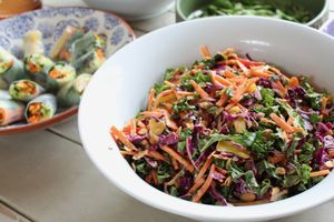 Crunchy Peanut & Sesame Slaw  at The Nourish Co. in Colchester