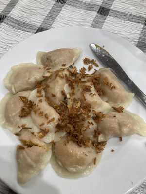 Lentil pierogi  at Bar Górski in Zakopane