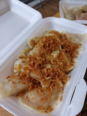 Pierogi lentil at Bar Górski in Zakopane