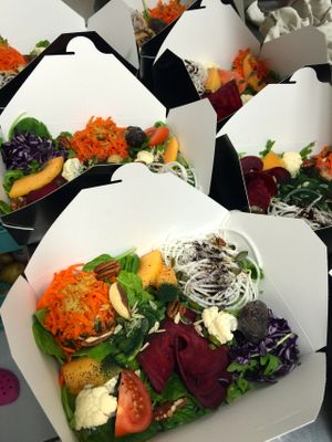 Raw salad to go from So Cuisine St Barth at Só Cuisine in Saint Jean