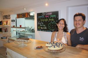 The lovely owners of So Cuisine in St Barth at Só Cuisine in Saint Jean