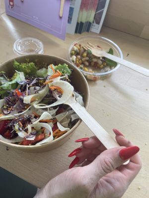 Love a salad   at Só Cuisine in Saint Jean