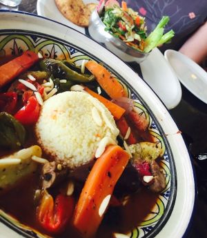 Vegetable Tagine (photo by Verbosity) at 1001 Nights Restaurant in Mount Eliza