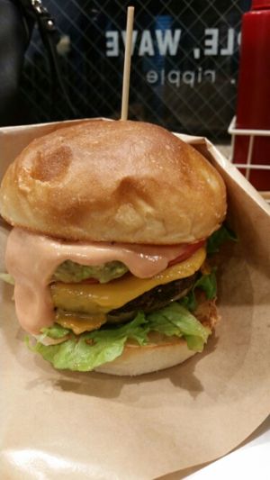 Cheeseburger at Ain Soph.Ripple Kabukicho in Tokyo