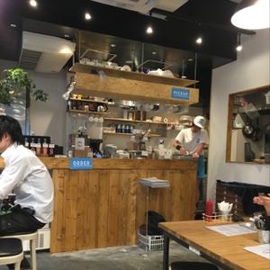 Inside - order/pick-up counter at Ain Soph.Ripple Kabukicho in Tokyo