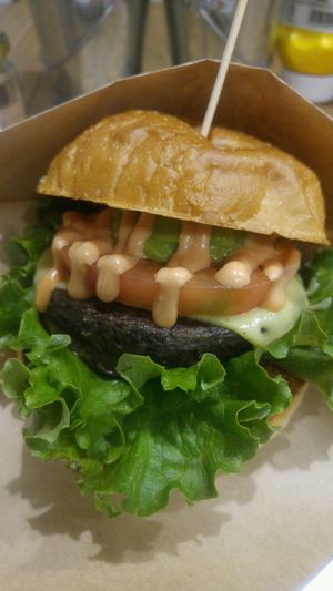 cheeseburger at Ain Soph.Ripple Kabukicho in Tokyo