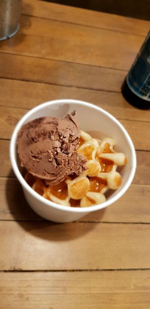 Waffles at Ain Soph.Ripple Kabukicho in Tokyo