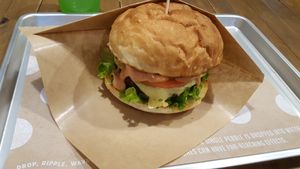 burger at Ain Soph.Ripple Kabukicho in Tokyo