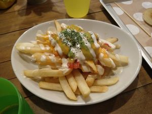 Loaded fries at Ain Soph.Ripple Kabukicho in Tokyo