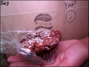 Chocolate muffin (with coconut) at Ain Soph.Ripple Kabukicho in Tokyo