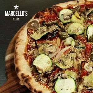 V1 Vegan Pizza at Ottimo Ristorante Italiano in Hobart