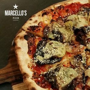 V2 Vegan Pizza at Ottimo Ristorante Italiano in Hobart