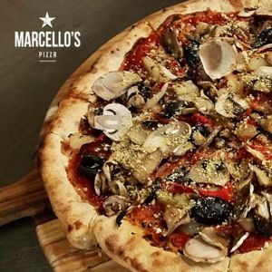 V1 Vegan Pizza at Ottimo Ristorante Italiano in Hobart