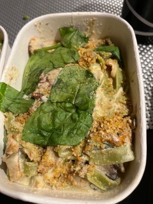 VP5 Tuscan vegan chicken  at Ottimo Ristorante Italiano in Hobart