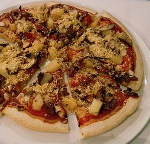 Pizza V4 at Ottimo Ristorante Italiano in Hobart