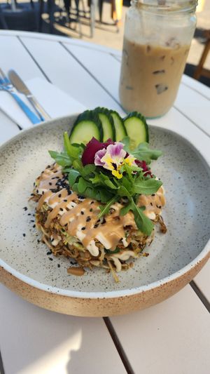 Okonomoyaki at Island Whole Foods in Cowes