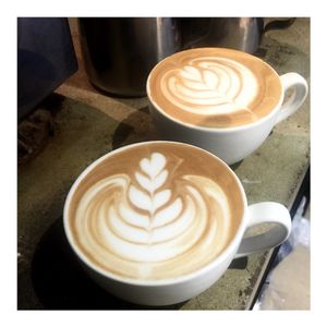 Cashew Mylk Cappuccino - house made cashew milk goes amazingly with Melbourne roasted Dukes organic coffee blend.  at Island Whole Foods in Cowes