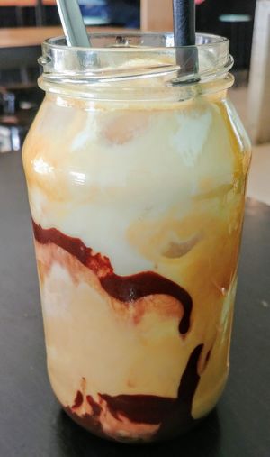 Iced mocha  at Island Whole Foods in Cowes