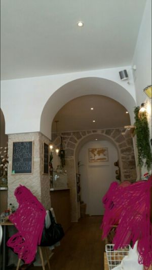 dining room at Paper Plane in Nice