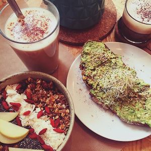 lunch at paper plane at Paper Plane in Nice