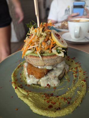 Fluffy pancakes the British at Paper Plane in Nice