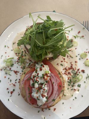 Felafel pancakes  at Paper Plane in Nice