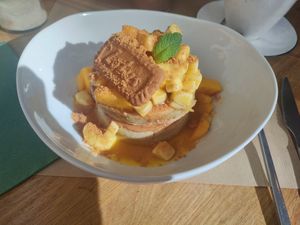 Speculoos pancakes at Paper Plane in Nice