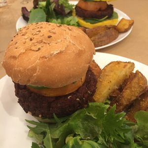 Red Bean Burger at Paper Plane in Nice