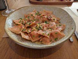 Ravioli in sage butter at Paper Plane in Nice