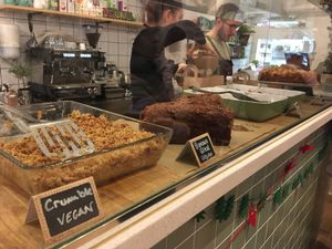 Crumble, banana bread... at Paper Plane in Nice