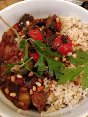 Italian dish at Paper Plane in Nice