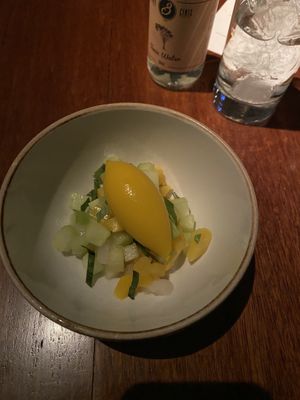 Sorbet dessert   at Farang in Stockholm
