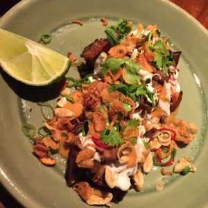 pumpkin satay at Farang in Stockholm