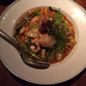fifth course vegan tasting menu at Farang in Stockholm