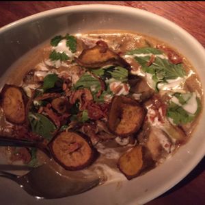 Sixth course vegan tasting menu at Farang in Stockholm