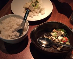 second course vegan tasting menu at Farang in Stockholm