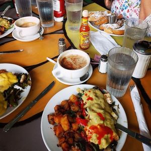 Front & Center - Tofu Benedict and Soy Cappuccino at Pick Me Up Cafe in Chicago